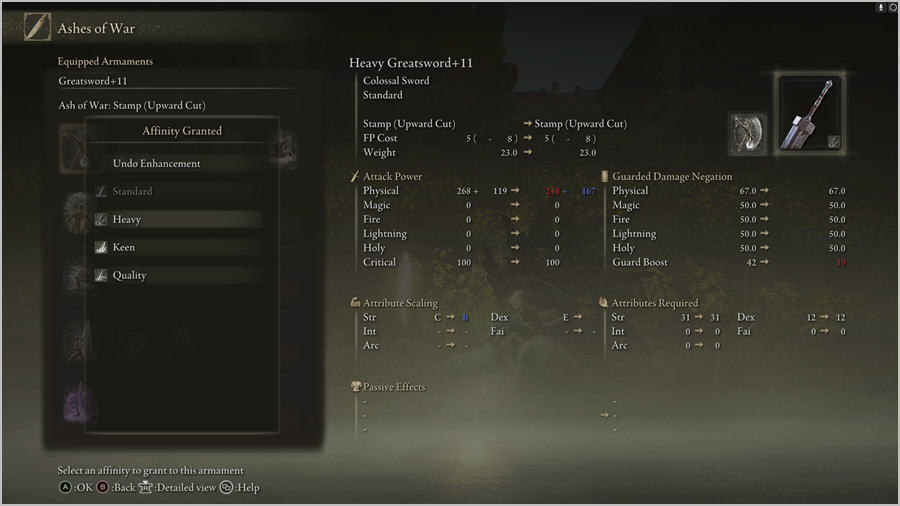Ashes of War Affinities, Elden Ring Guide