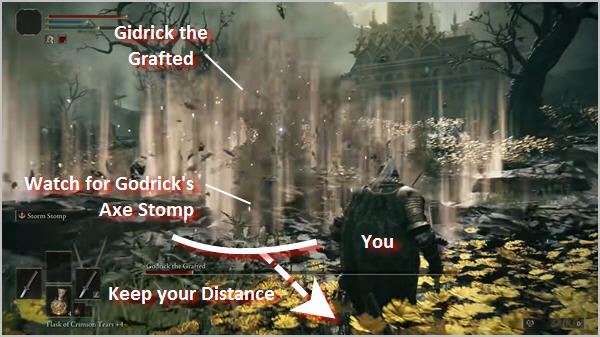 Keep your distance during this Axe Stomp attack.