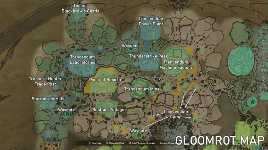 V Rising: Secrets of Gloomrot – Full Map of Gloomrot North and South | Nice Guide!