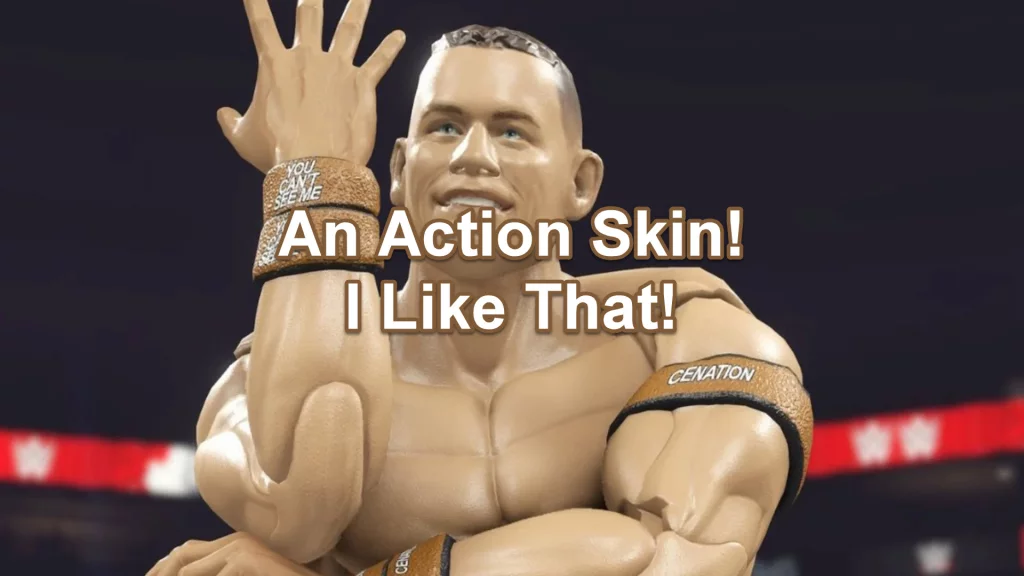 WWE 2K23 How To Unlock Action Figure John Cena An Action Skin! I Like