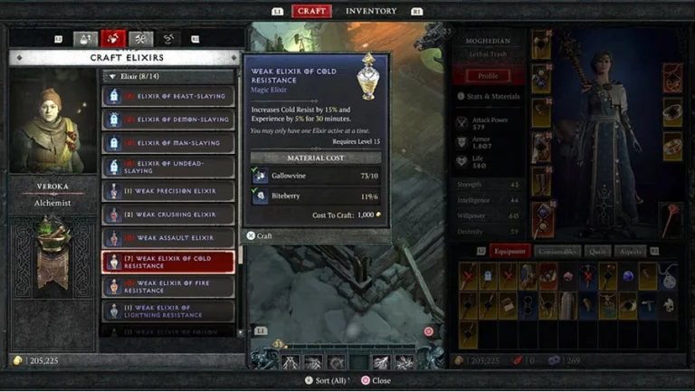 How to Craft a Precision Elixir in Diablo 4 - For Better Critical Strike!
