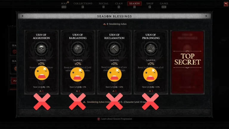 You can finish the Diablo 4 battle pass and not earn enough Platinum to buy a single item in the store