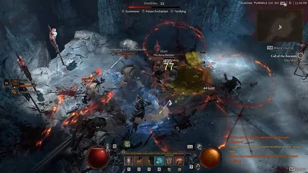 Fight your way through the dungeon until you find the Elite Monster, Gharl and defeat him.
