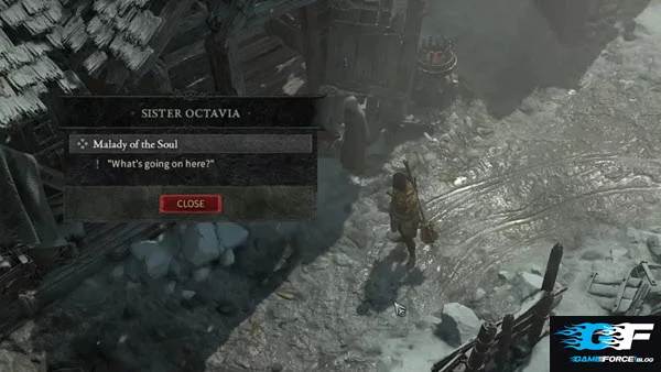 In Diablo 4, you can start this quest by speaking to Sister Octavia southwest of the Blacksmith. - GameForce Blog In Diablo 4, you can start this quest by speaking to Sister Octavia southwest of the Blacksmith.
