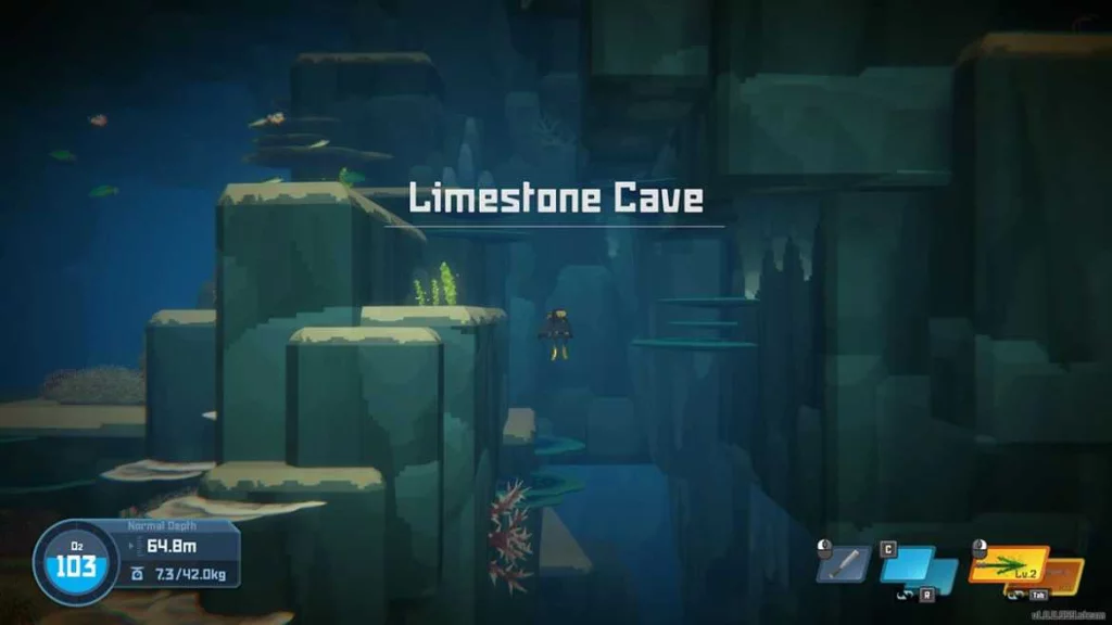 Where is the Limestone Cave in Dave the Diver?