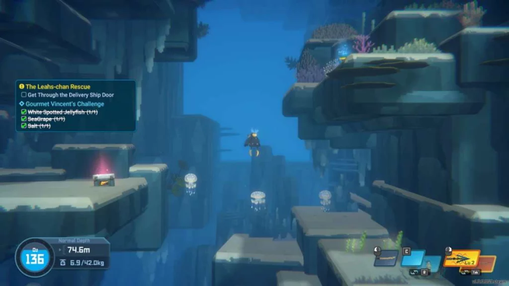 Where is the White Spotted Jellyfish in Dave the Diver?