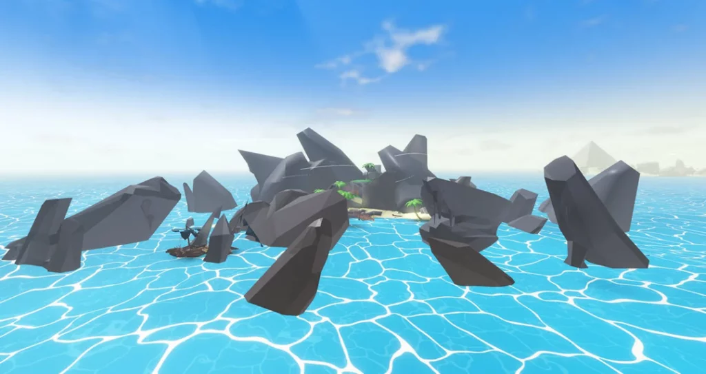 Monster's Borough in Roblox Fishing Simulator