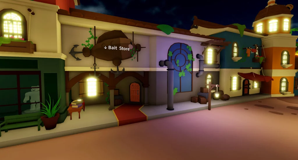 The Bait Shop in Roblox Fishing Simulator