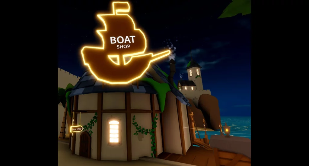 Anne's Boat Shop in Roblox Fishing Simulator