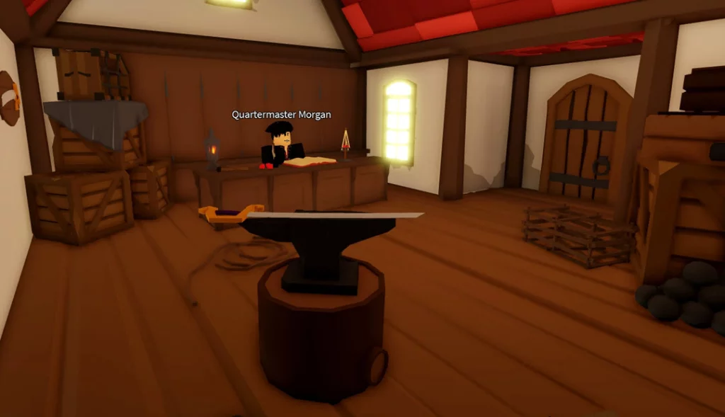 Morgan's Supplies Shop in Roblox Fishing Simulator
