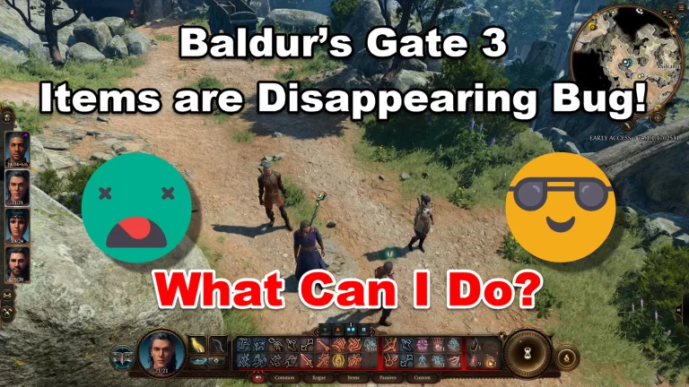 Baldur’s Gate 3 Bug – Items are Disappearing - What Can I Do? - GameForce Blog Baldur’s Gate 3 Bug – Items are Disappearing - What Can I Do?