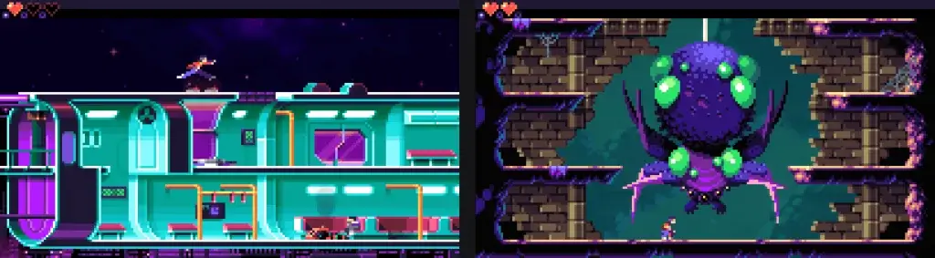 LUNARK a Cool Indie Game by WayForward and Canari Games