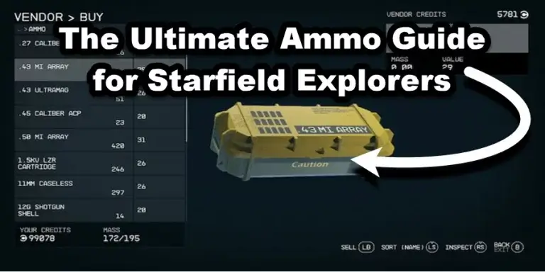 The Ultimate Ammo Guide for Starfield Explorers