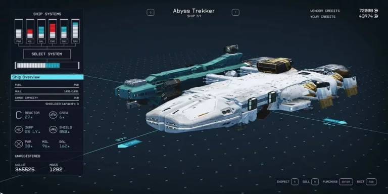 Navigating the Cosmos: How to Obtain the Abyss Trekker Ship in Starfield