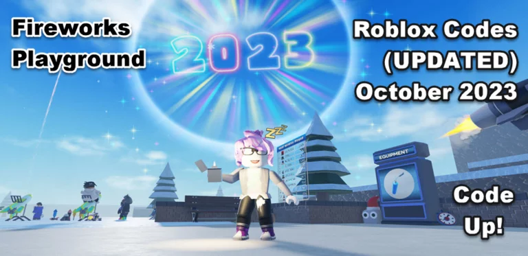 Roblox Fireworks Playground Codes (UPDATED) October 2023