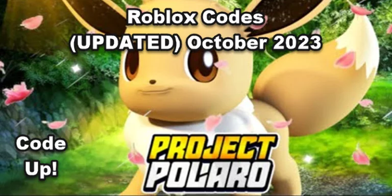 Roblox Project Polaro Codes (UPDATED) October 2023