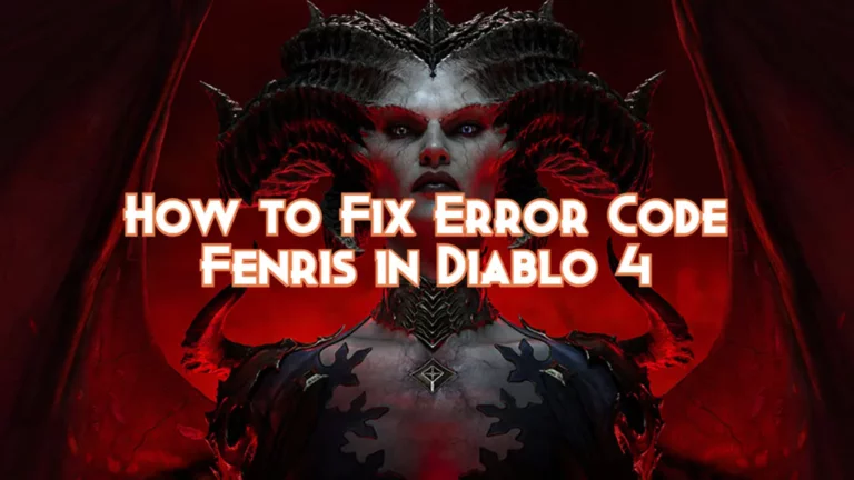 The Secret to Error Code Fenris in Diablo 4