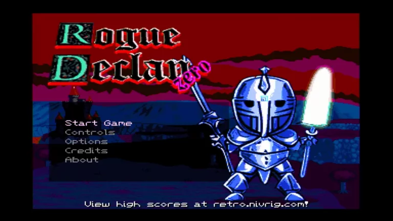 Rogue Declan Zero is an Amiga Dungeon Crawler and winner of AMIGAMEJAM 2022 by Nivrig Games