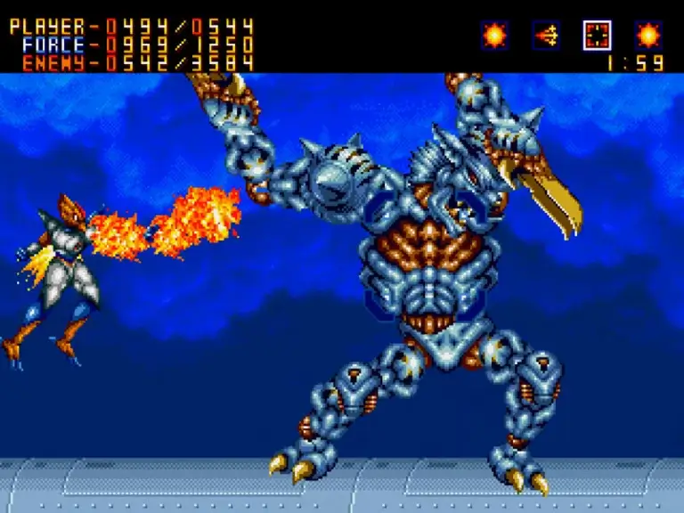 Alien Soldier is a 90's Classic by Treasure Video Games for the Sega Mega Drive