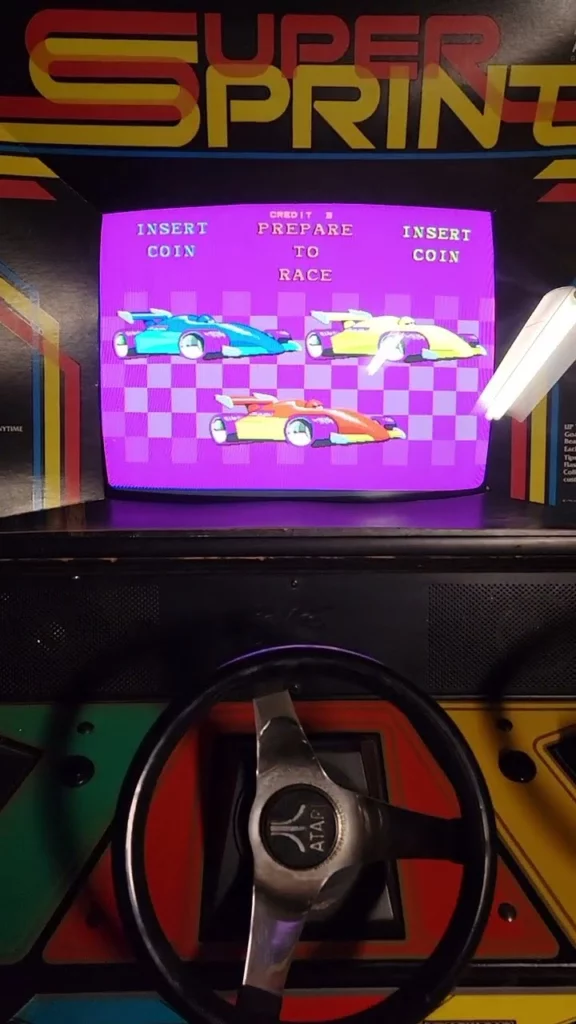 In 1986, Atari Games and Midway Games released Super Sprint (known as Sprint Master on the Atari 2600).