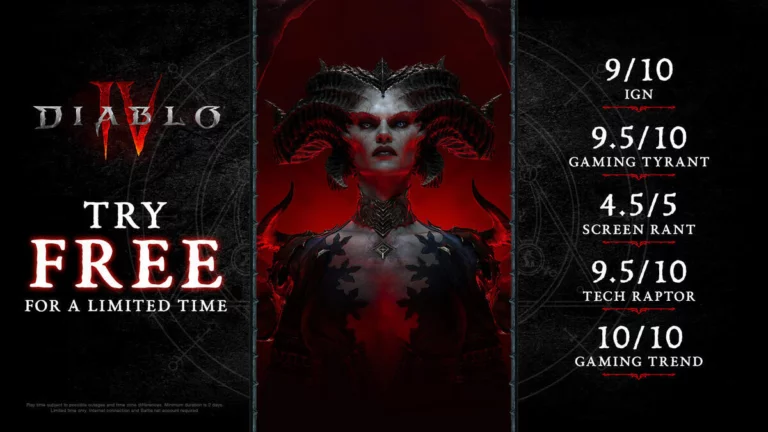 Diablo 4 free trial now available on Steam - play the full game up to Level 20