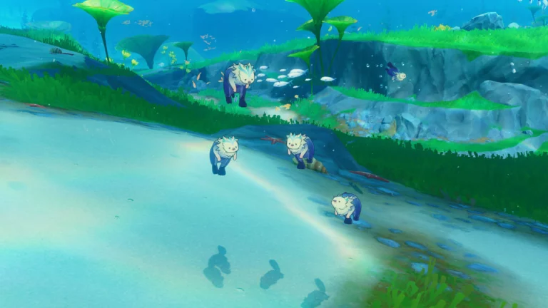 Genshin Impact Graph Adversarial Event: Where to Find Basically Blue Wild Creatures?