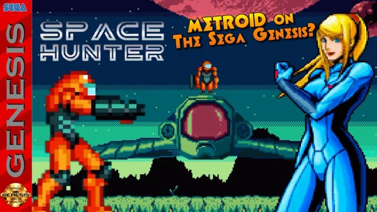 Space Hunter - A Metroid clone demo'd for the Sega Mega Drive/Genesis
