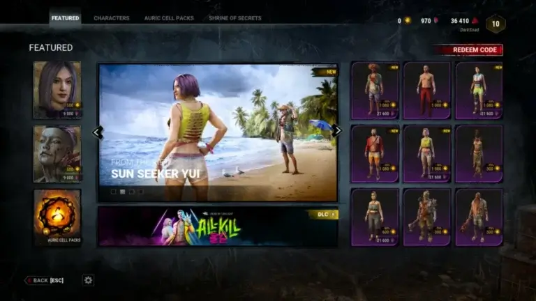 All Dead by Daylight Codes (UPDATED) December 2023 – Code Up!