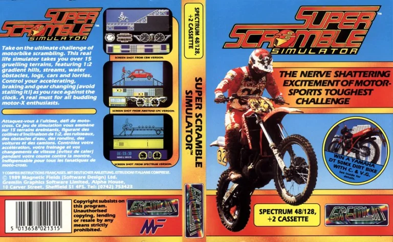 Retro Spotlight: Super Scramble Simulator is an Amiga/C64/CPC/Spectrum remake of the 1989 Classic