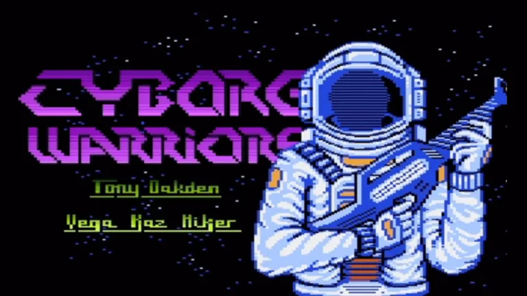 Cyborg Warriors - This side scrolling shooter is worth checking out on the Atari XL/XE!
