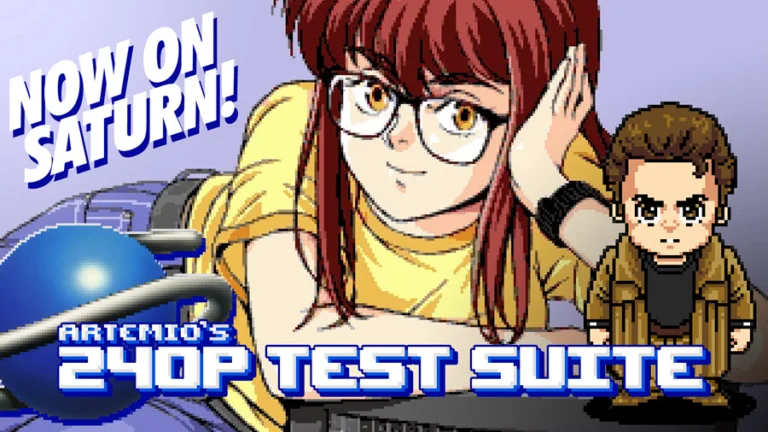 Artemio Urbina’s 240p Test Suite Finally Hits Saturn!