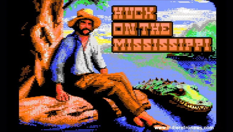 Huck On The Mississippi - A C64 game that's inspired by The Adventures of Huckleberry Finn