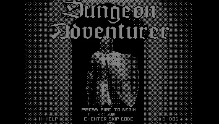 Dungeon Adventurer - Traverse the maze of a dark Tomb in this new Atari XL/XE game