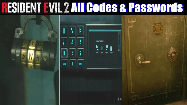 All Resident Evil 2 Remake Locker and Safe Codes Listed