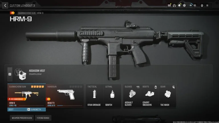 Best HRM-9 Loadout and Class Setup in MW3