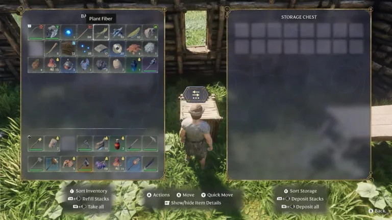 How to Craft from Storage in Enshrouded