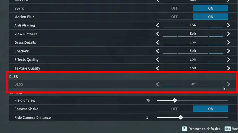 How to Fix Palworld DLSS Greyed Out