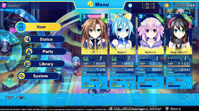 Superdimension Neptune VS Sega Hard Girls is a cool spinoff crossover game by Idea Factory International
