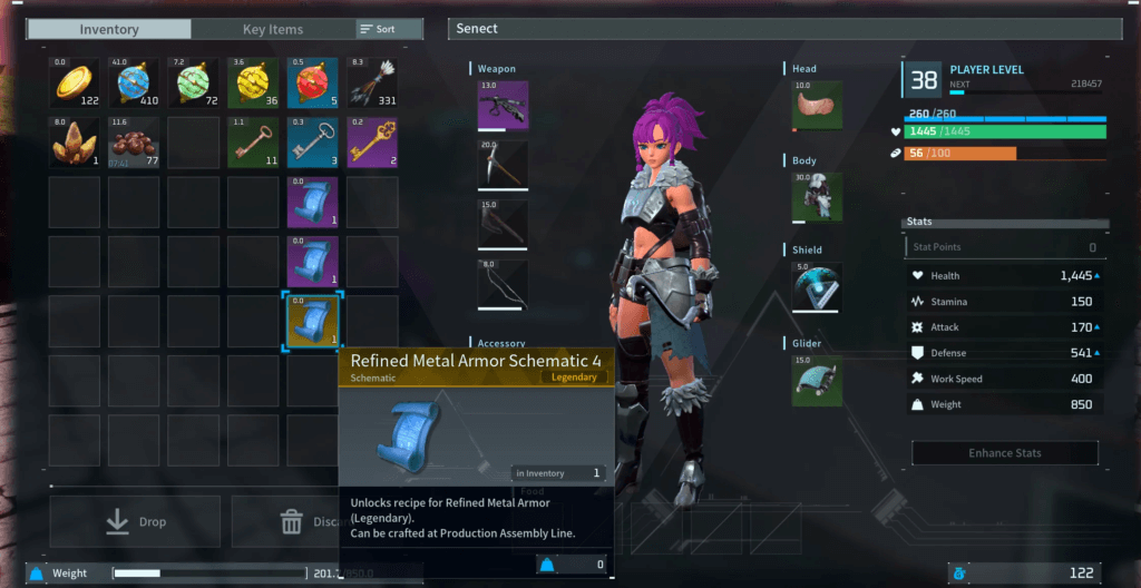 Farm Legendary Weapons and Armor