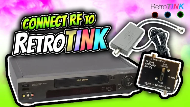 Use a VCR for RF to Composite…and more!