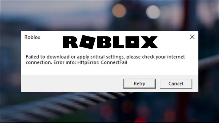 How to Fix Roblox Failed to Download or Apply Critical Settings