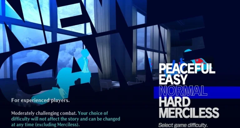 Difficulty Differences and Best Difficulty Settings | Persona 3 Reload