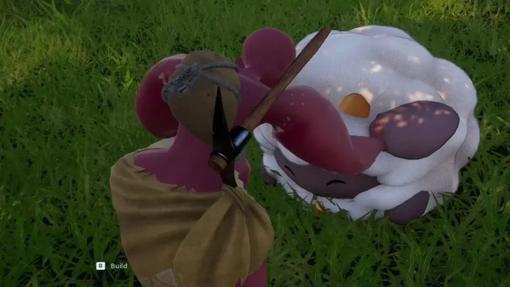 petting-lamball-in-palworld1 - GameForce Blog