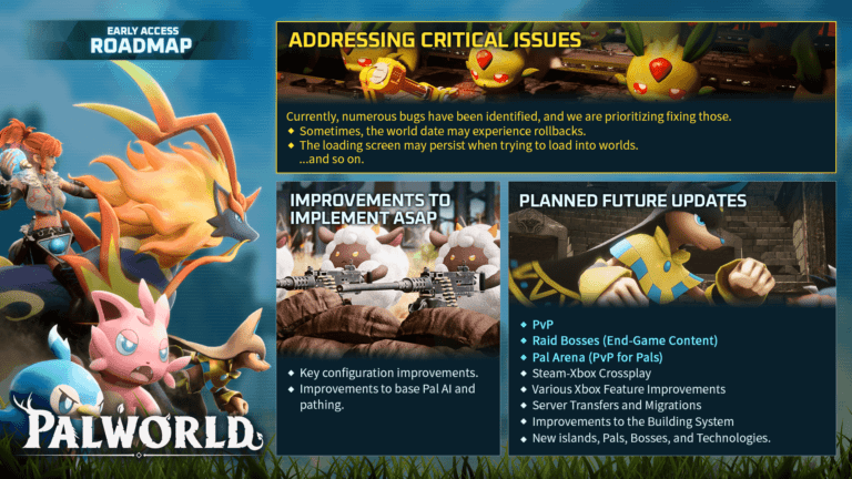 Palworld Future Additional Content | Future Road Map