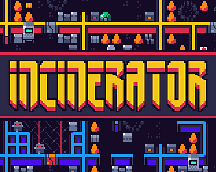 Incinerator is a Cool Dungeon Crawler Made for LOWREZJAM 2022 by Ben James