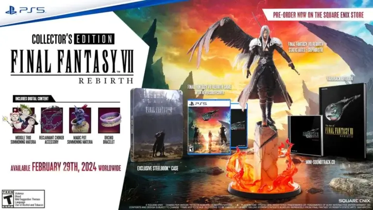 All Game Editions and Bonuses in Final Fantasy VII Rebirth