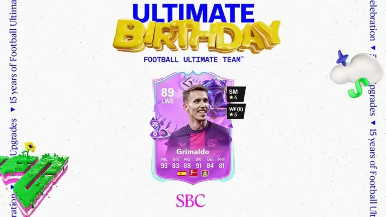 EA FC 24 Alejandro Grimaldo Ultimate Birthday SBC Tasks, Cheapest Solutions, and More