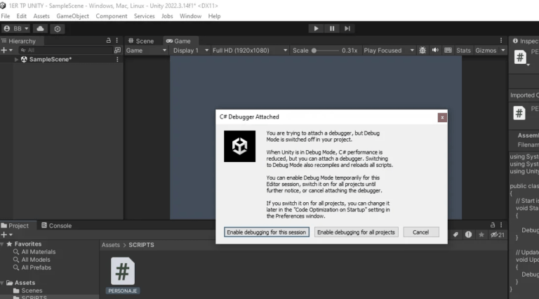 How to run VST 2022 with Unity without debug mode?