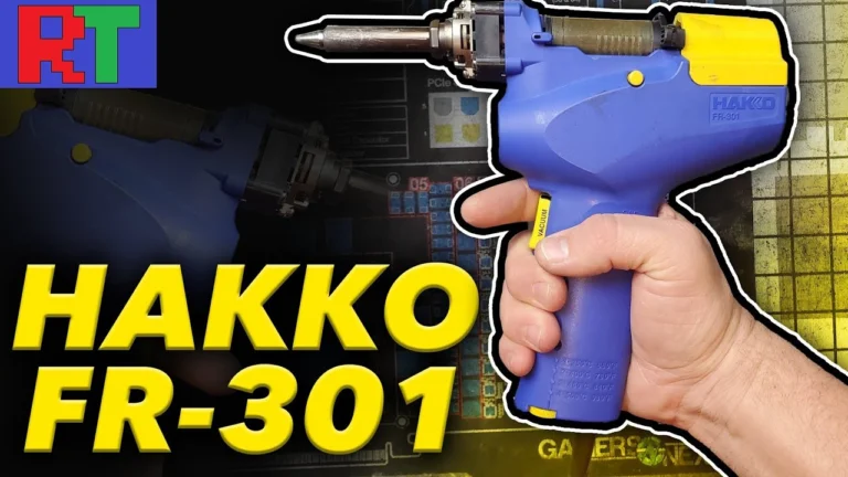 Keys to maintaining the Hakko FR-301