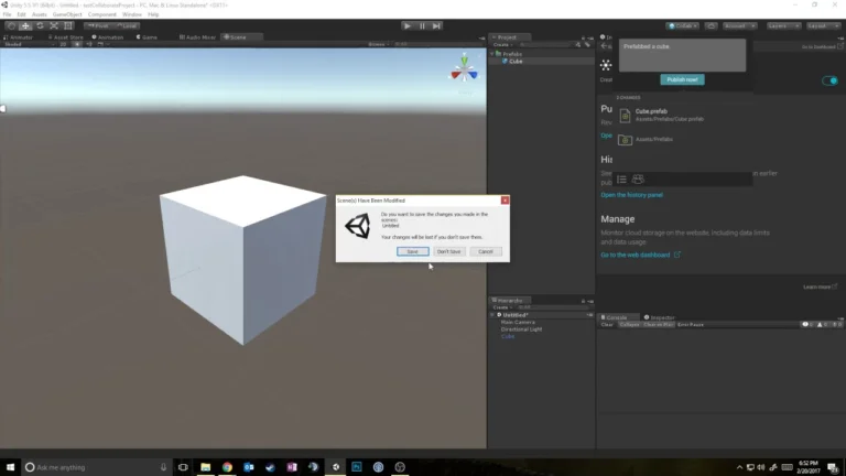 How to collaborate on Unity 3D VR Project for 4 People?